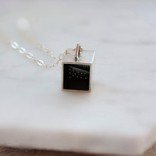 Load image into Gallery viewer, Mountainscape box necklace