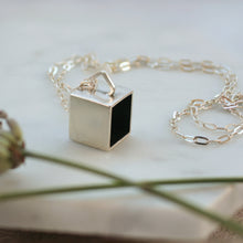 Load image into Gallery viewer, Mountainscape box necklace