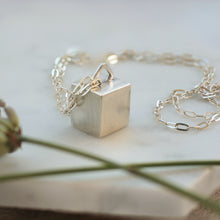 Load image into Gallery viewer, Mountainscape box necklace