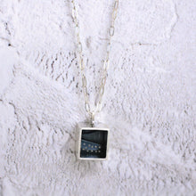 Load image into Gallery viewer, Mountainscape box necklace
