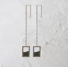Load image into Gallery viewer, Mountainscape dangle earrings