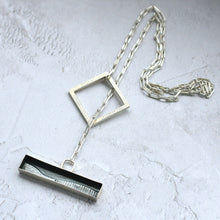 Load image into Gallery viewer, Mountainscape lariat necklace (no clasp)