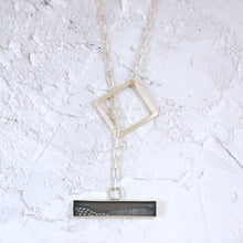 Load image into Gallery viewer, Mountainscape lariat necklace (no clasp)